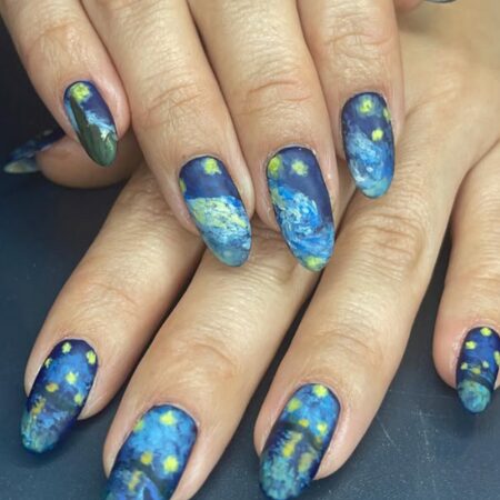 Custom Nails Inspired by Iconic Artworks